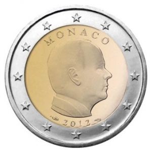 MONACO 2012 - 2 EURO PRINCE ALBERT II